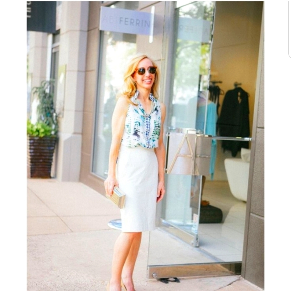 Crippen Leather pencil skirt by Crippen Size 6